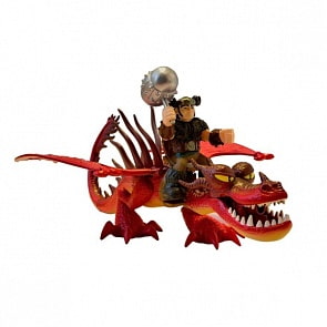 Игровой набор - Дракон и всадник – Сморкала и Кривоклык, серия Dragons (Spin Master, 20067365-66594)