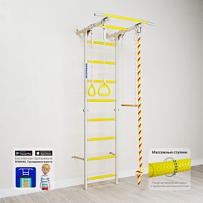 Шведская стенка Karusel S1 ДСКМ-2С-8.06.Г3.490.18-13, несколько цветов (Romana, ДСКМ-2С-8.06.Г3.490.18-13)