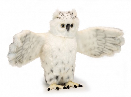Мягкая игрушка – Сова белая летящая. 60 см 