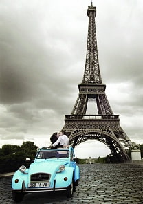 Пазл - Романтика в Париже, 1000 деталей (Ravensburger, 19243)