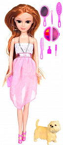 Кукла Мария, 29 см., с гламурной собачкой и аксессуарами (Карапуз, 6530-RUsim)