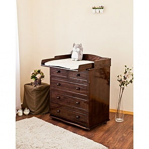 Комод с матрасом Красная Звезда С 575, шоколад (Красная Звезда, КЗ-С 575_шоколад)