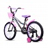 Детский велосипед Navigator Lucky серо-розовый, колеса 18", стальная рама, стальные обода, ножной тормоз  - миниатюра №3