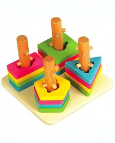Малый логический квадрат (Мир Деревянных Игрушек, Д105)
