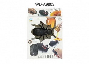 Интерактивное насекомое - Гигантский муравей на радиоуправлении, световые эффекты (Junfa Toys, 9917)