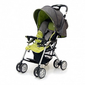 Коляска прогулочная Elegant, Dark Grey/Green, полоска (Jetem, SC-2_Dark_Grey/Green_полоска)