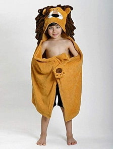 Полотенце с капюшоном - Лев Лео/Leo the Lion (Zoocchini, bg00506)
