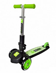 Трехколесный самокат Trio green Y-Scoo, 4412RT