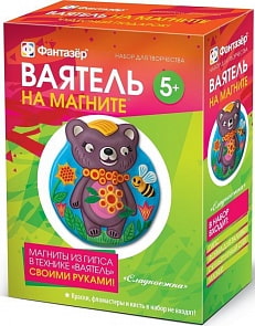 Ваятель на магнитах. Зверята. Сладкоежка (Фантазер, 707055ФН)