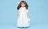 Кукла Нелли в белом платье, 43 см.  - миниатюра №1