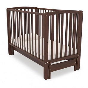 Кровать детская Angela Bella К-2005-3м Бьянка маятник продольный, орех (Angela Bella, AB-К-2005-3м_орех)