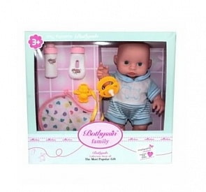 Пупс в наборе с аксессуарами (Junfa Toys, 9916-3)
