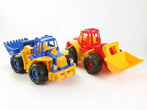 Трактор - Богатырь с грейдером (Нордпласт, 99sim)