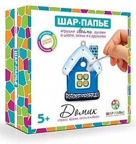 Набор Шар-Папье - Домик в коробке со стразами (Шар-Папье, В02623)