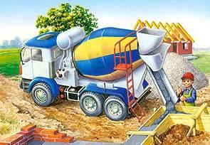 Пазл Castorland 60 деталей Бетономешалка (Castorland, C60-06373)