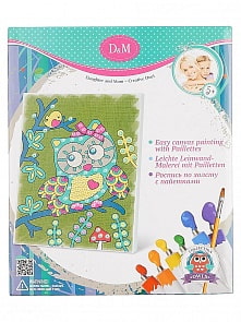 Роспись по холсту «Совушка» (Docha&Mama, 57395)