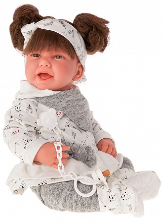 Кукла - Ребека в сером, 40 см 