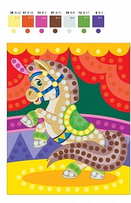 Аппликация из пайеток «Маленький пони» (Десятое королевство, 01525ДК)