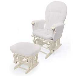 Кресло-качалка для кормления Nuovita Barcelona, цвет - Bianco/Белый (Nuovita, 900350_1402) - миниатюра