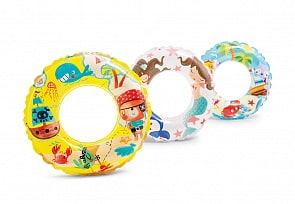 Надувной круг - Морской мир, 61 см, 3 вида (Intex, с59242)