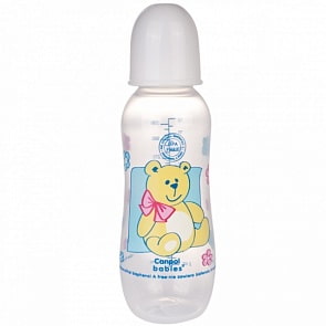 Бутылочка в наборе с соской молочной силиконовой, 330 мл, белый (Canpol babies, 59/205_250930112) 