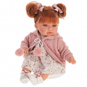 Кукла Жозефа в розовом, озвученная, 37 см (Antonio Juans Munecas, 1562)