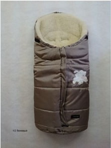 Спальный мешок в коляску №12 - Wintry, бежевый (Womar, 00-0013363 _1/2 бежевый)
