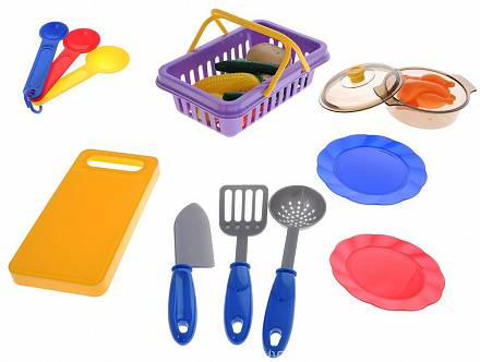 Набор игровой кухонный с продуктами серии Помогаю Маме 