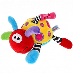 Текстильная игрушка-подвеска Жук с вибрацией (Умка, RV-BEETLE)