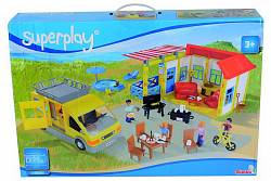 Игровой набор - Дачный участок, с персонажами и аксессуарами (Simba, Superplay, 4354889) - миниатюра
