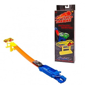 Игровой набор с машинкой - Супер Гонщик: Прыгни через препятствие (Abtoys, C-00215)