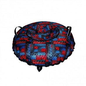 Санки надувные Тюбинг Oxford  - Надписи PSI, красно-синий, автокамера, диаметр 110 см  (RT, 7356rt)