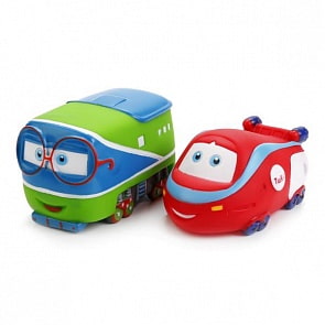 Набор для купания - Паровозик Тишка (Играем вместе, 175R-PVCКраЗелsim)