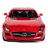 Машина на р/у – Mercedes SLS AMG, 1:24, 19 см, красный, белый, свет   - миниатюра №7