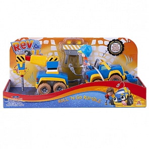 Набор Rev&Roll – Рамбл: машинка, фигурка, аксессуары (Alpha Group, EU881310)