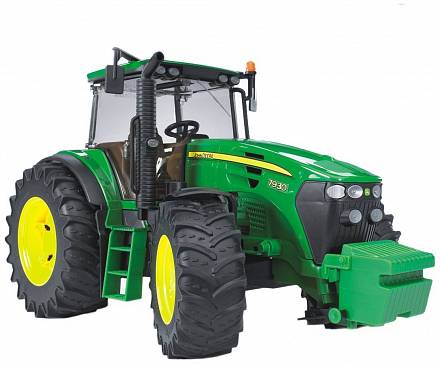 Трактор Bruder John Deere 7930 с подъемным капотом, зеленый 