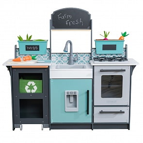 Игровая кухня – Гурман, серый (KidKraft, 53442_KE)
