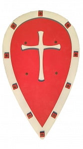 Щит – Нормандский, красный (ЯиГрушка, 59829)