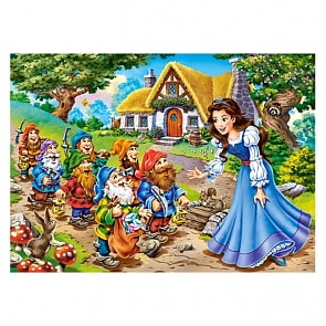 Пазлы Castorland – Белоснежка и 7 гномов, 120 midi элементов (Castorland, B-13401)