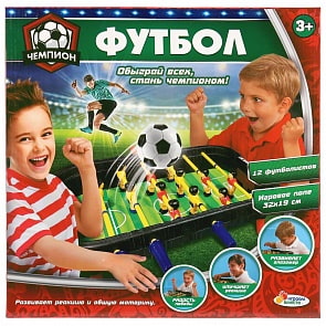 Игра настольная - Футбол, поле 32 х 19 см (Играем Вместе, B1367896-R1)