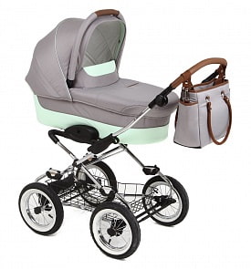 Коляска классическая Navington Caravel - Bali, диаметр колес 30 см (Navington, W-WDZ02-00633)