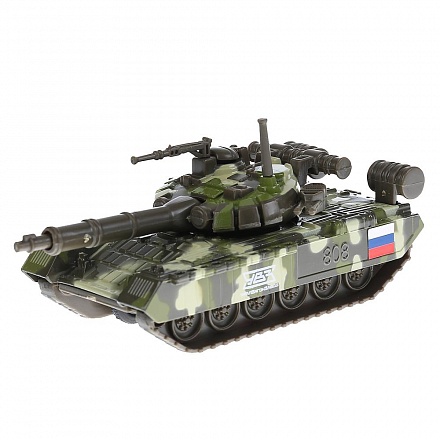 Инерционный металлический Танк T-90, 12 см 
