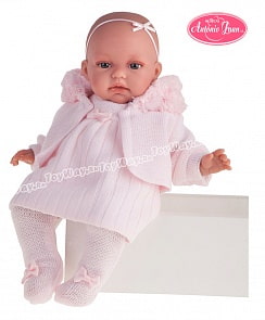 Интерактивная кукла Стефания, озвученная, 34 см. (Antonio Juan Munecas, 7027P)