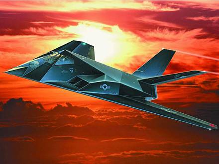 Сборная модель - Самолет F-117 Стелс 