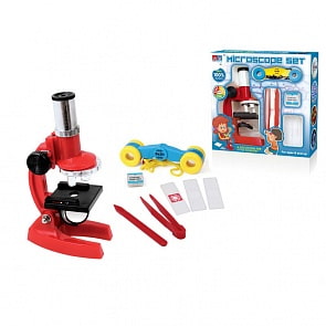 Микроскоп с аксессуарами, в наборе 8 предметов (Junfa Toys, 3103A)