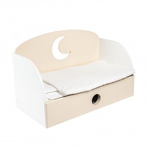 Диван-кровать – Луна Мини, цвет бежевый (Paremo, PFD120-19M)