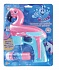 Пистолет Фламинго с мыльными пузырями из серии Мы-шарики!, свет, 56 мл, блистер, разные цвета   - миниатюра №1