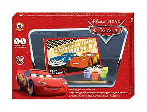 Картина для выжигания и раскрашивания "Маккуин и Док Хадсон"(Русский Стиль, 03592н)