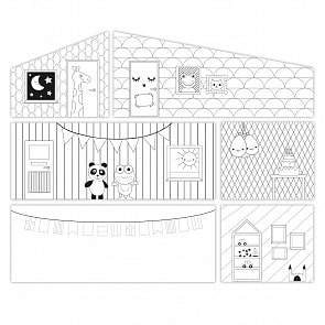 Аксессуары для домика - Креативные обои (Lundby, LB_60906000)