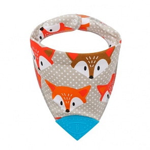 Нагрудник с прорезывателем – Лисенок (Жирафики, 939566)